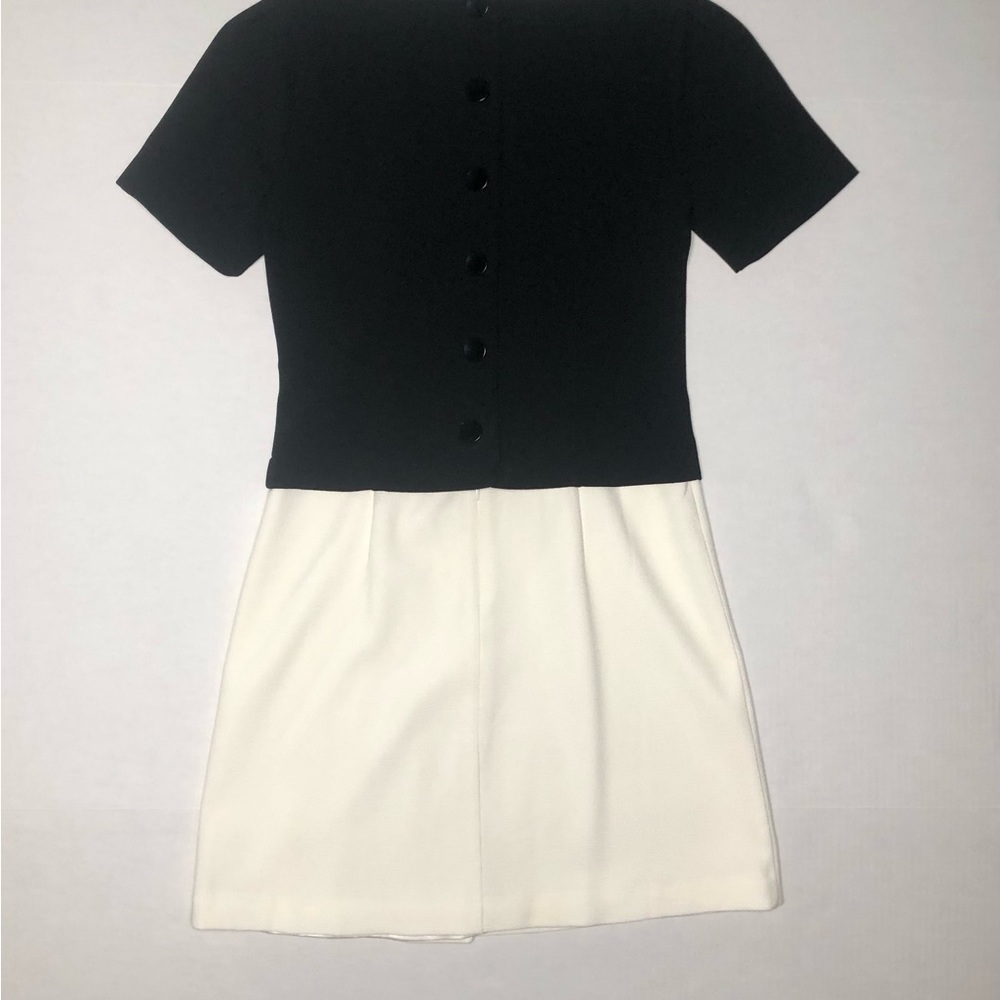 White House Black Market (WHBM) Color Block Short Sleeve Career Dress - Picture 3 of 13